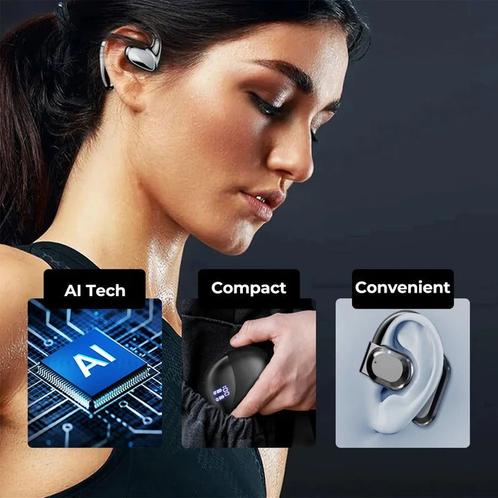 Wireless Translator Earbuds Portable Compact Design