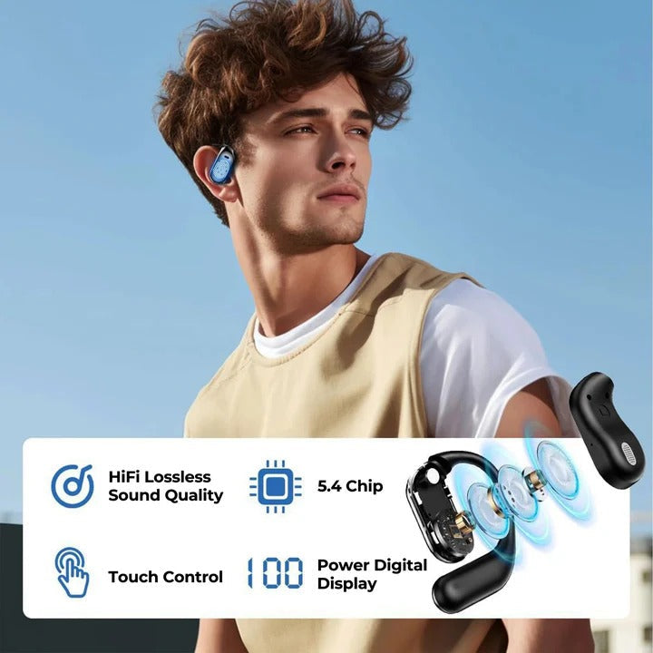Wireless Translator Earbuds Portable Compact Design