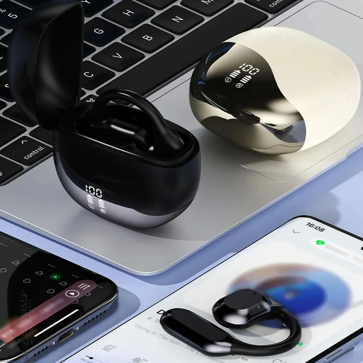 Wireless Translator Earbuds Portable Compact Design