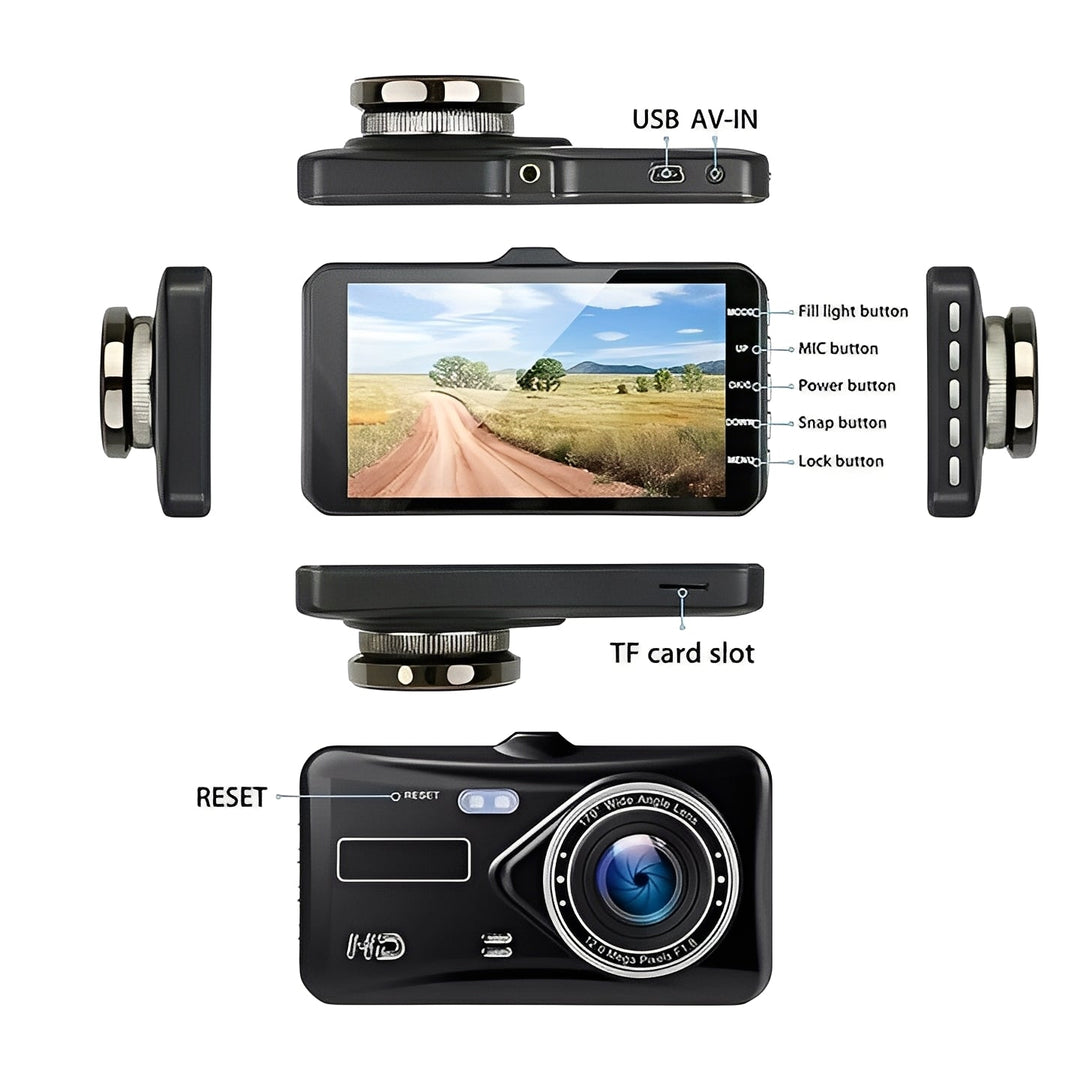 Car Dashboard Camera HD 1080P Compact Recorder
