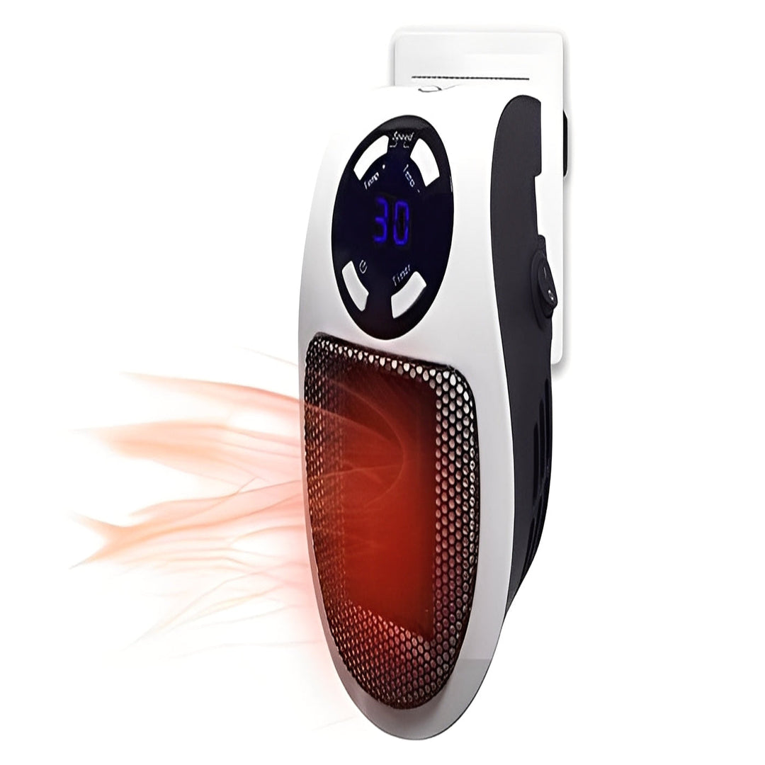 Portable Electric Space Heater with Thermostat Control