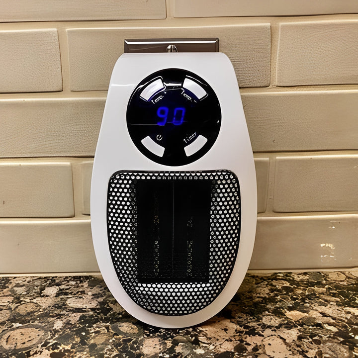 Portable Electric Space Heater with Thermostat Control
