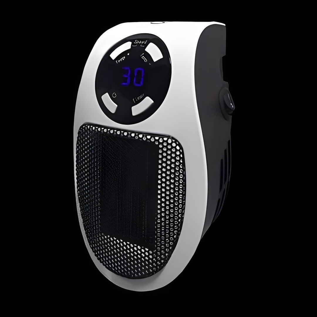 Portable Electric Space Heater with Thermostat Control