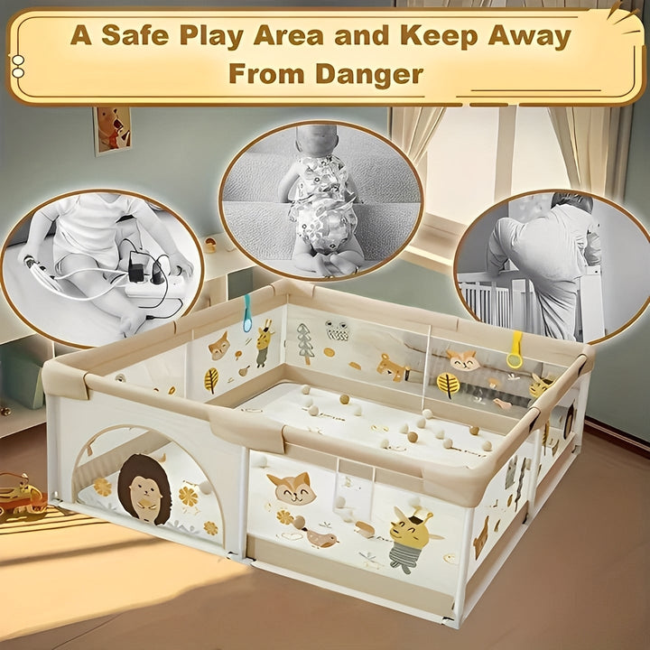 Kids Play Yard Portable Safety Pen Large