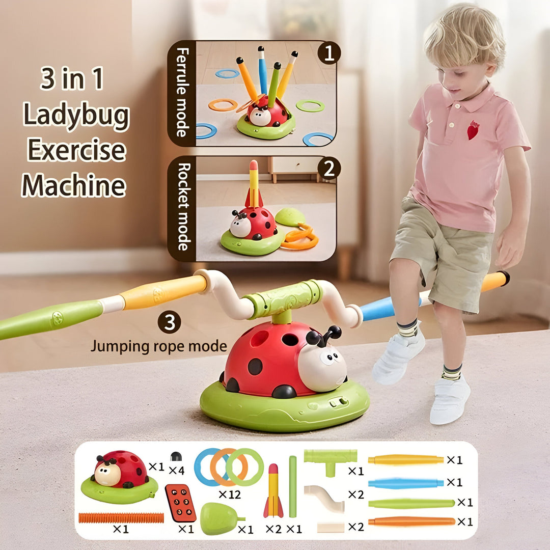 Kids Indoor Outdoor Play Set 3-in-1 Durable Plastic