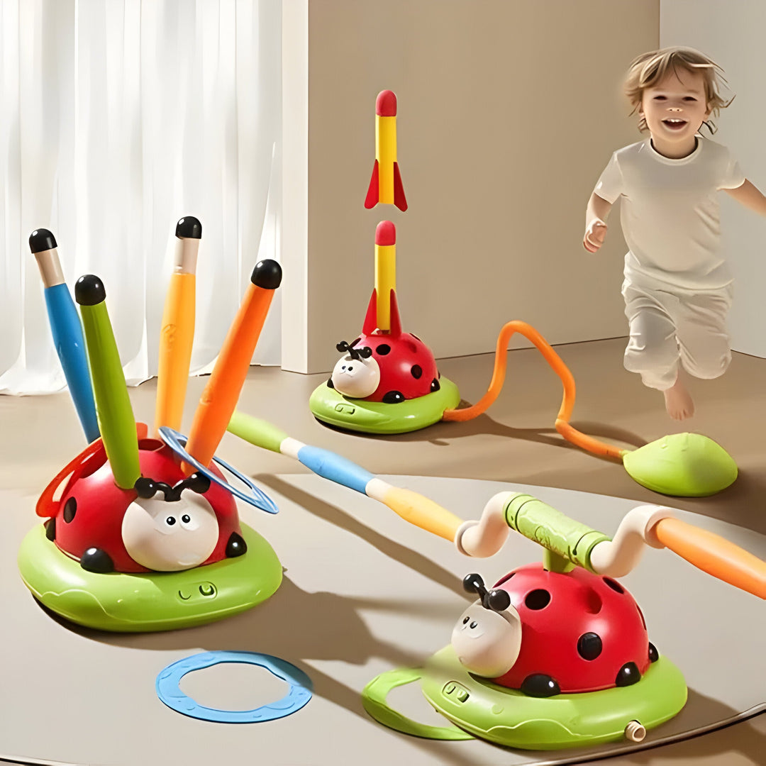 Kids Indoor Outdoor Play Set 3-in-1 Durable Plastic