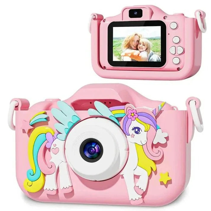 Kids Digital Camera Rechargeable Compact Toy Design - Lenila