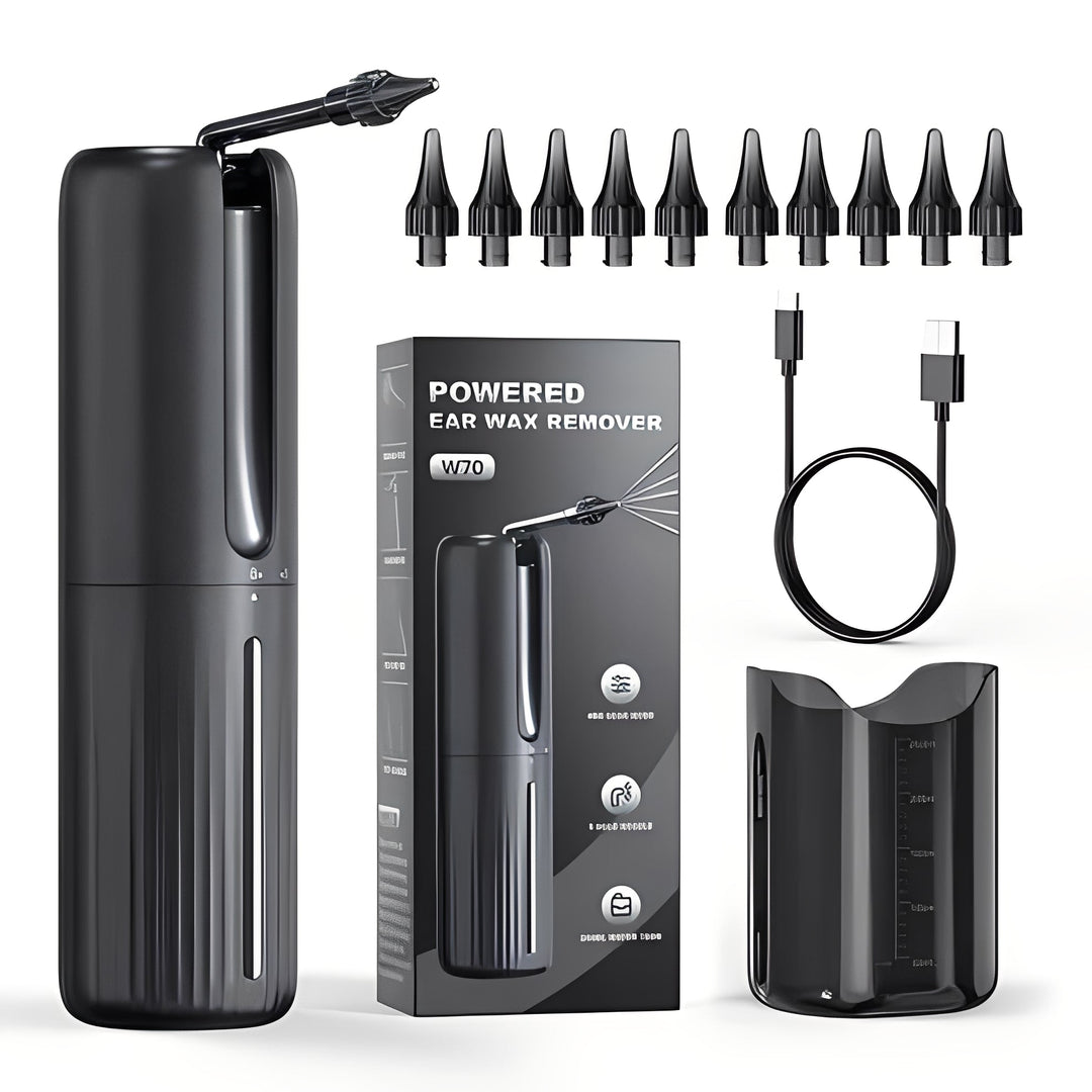 Water-Based Ear Cleaning System with Soft Tip