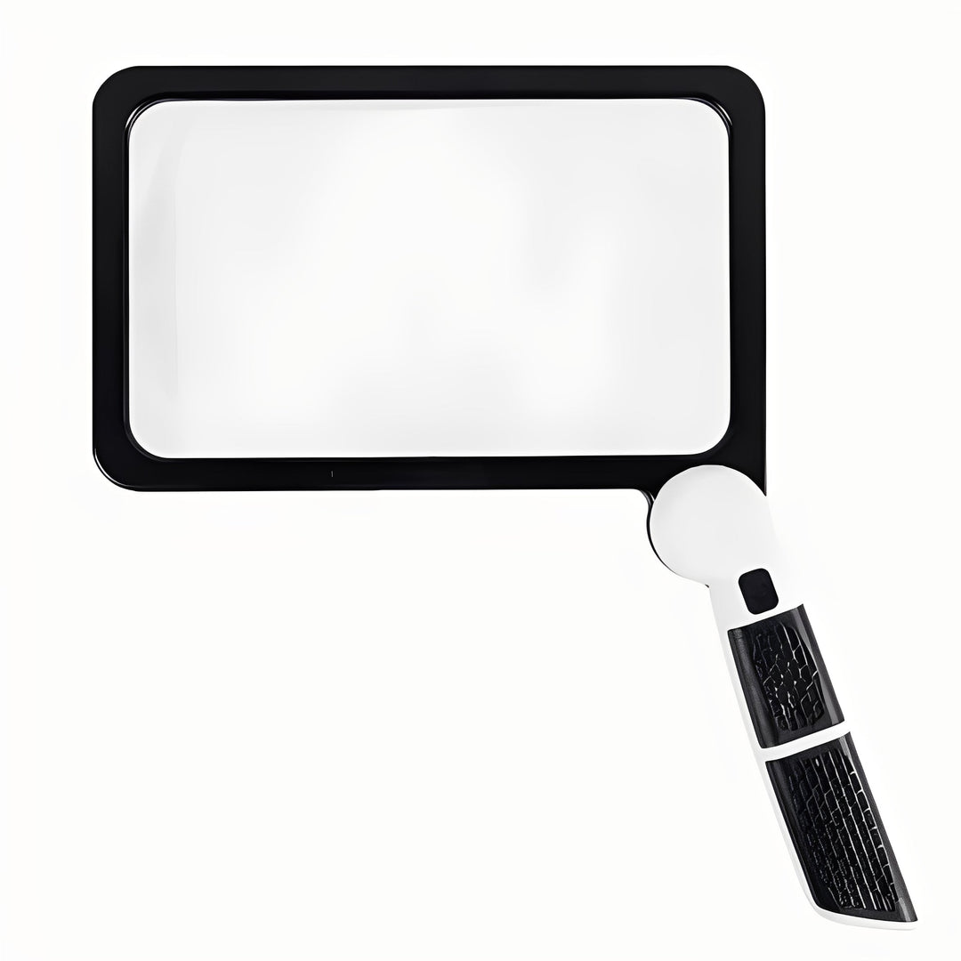 Handheld Folding Magnifier with Built-in LED - Lenila