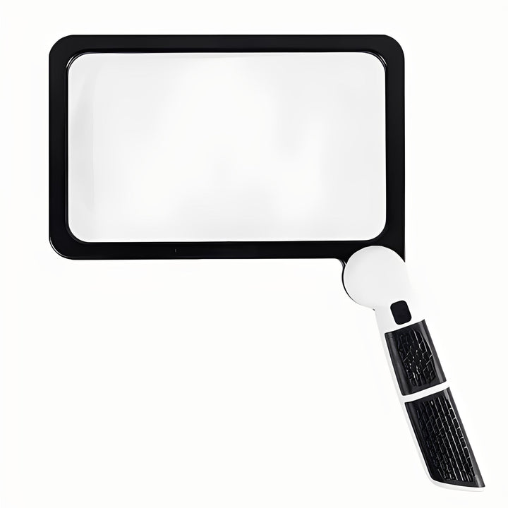 Handheld Folding Magnifier with Built-in LED - Lenila