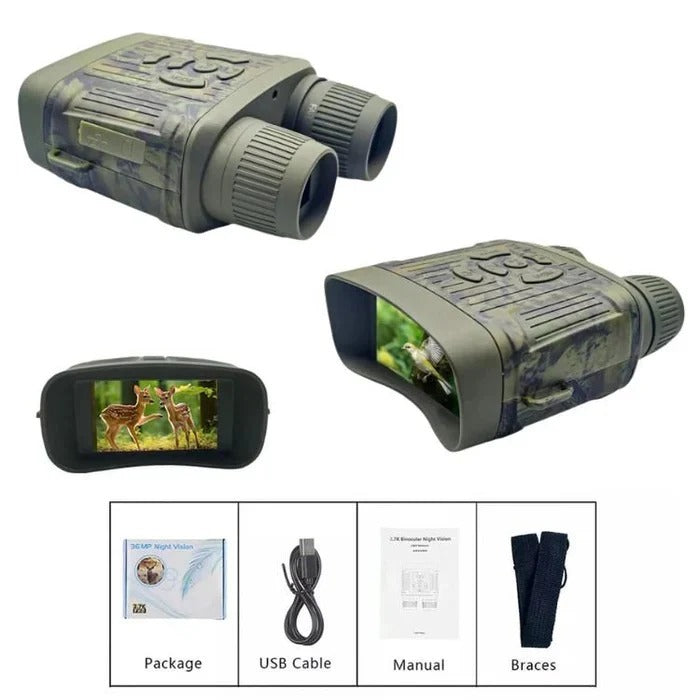 Digital Night Vision Binoculars Compact Lightweight Design