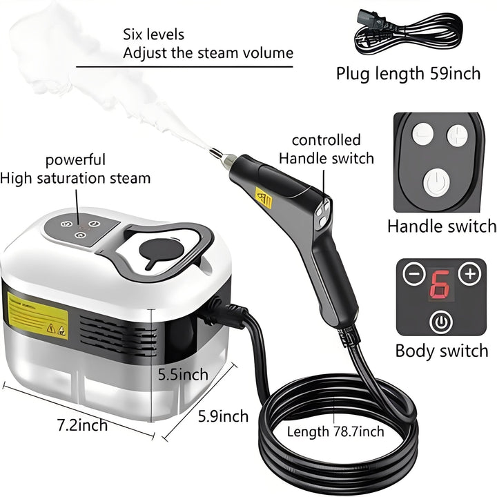 Home Steam Cleaner with Tool Attachment