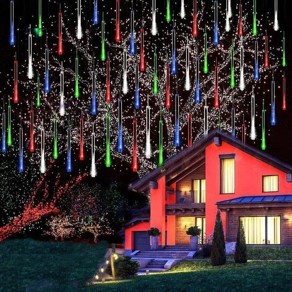 Outdoor LED Icicle String Lights Weatherproof Decorative