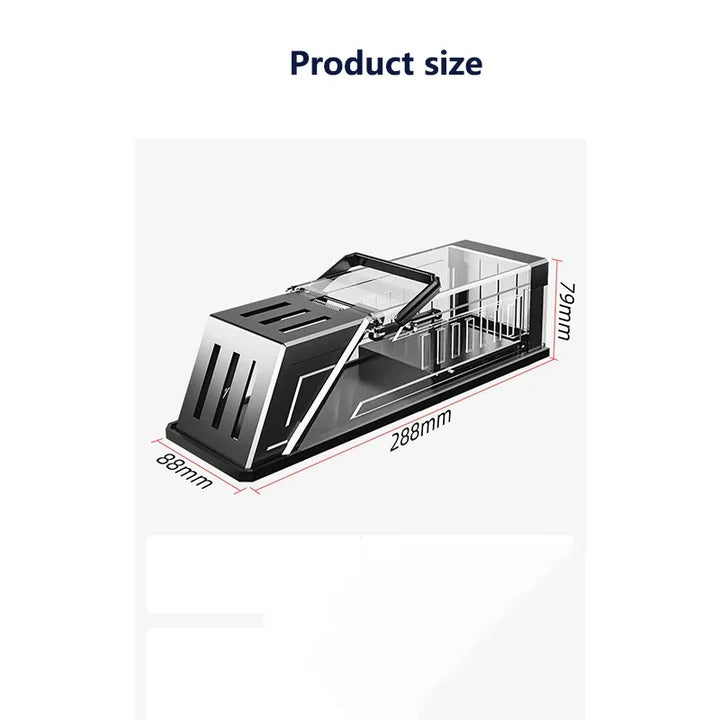 Automatic Mouse Trap Cage with Pressure-Activated Trigger