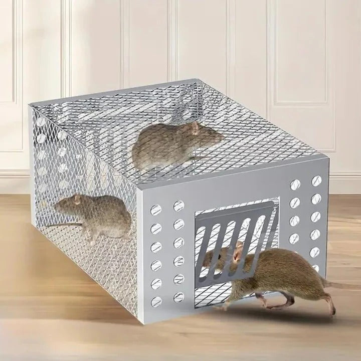 Mouse Trap Cage with Sliding Door Mechanism - Lenila