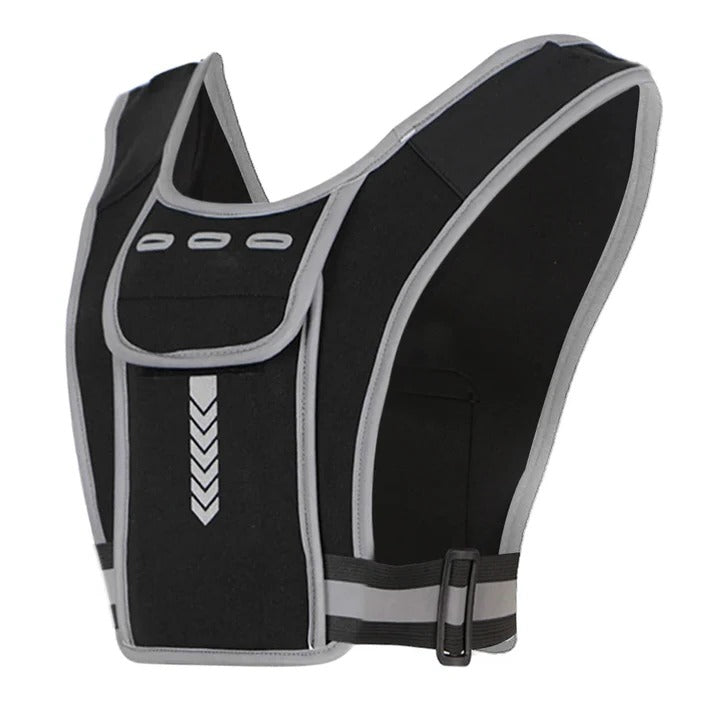 Unisex Running Chest Bag with Reflective Safety Vest - Lenila