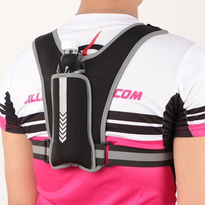 Running Chest Bag with Reflective Safety Vest