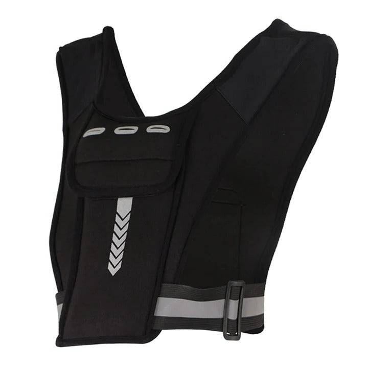 Running Chest Bag with Reflective Safety Vest