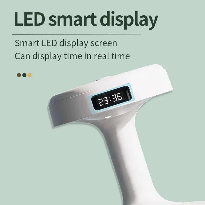 Small Humidifier with LED Display USB Type-C Charging Auto Shutoff