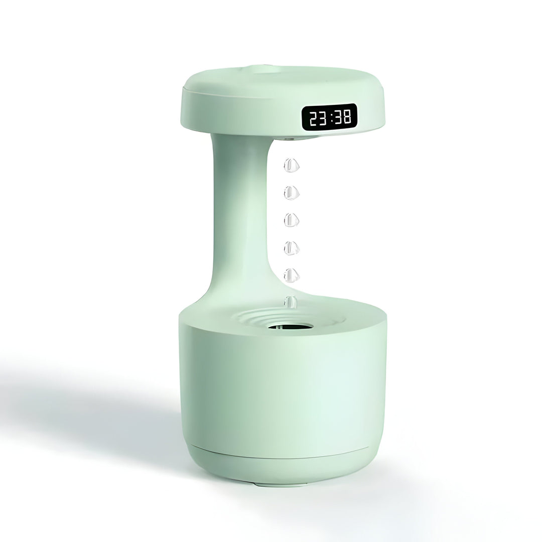 Small Humidifier with LED Display USB Type-C Charging Auto Shutoff