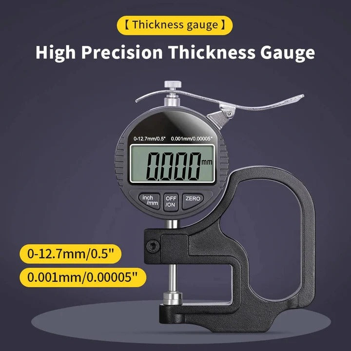 Thickness Measuring Tool for Paper Cloth and Metal Materials
