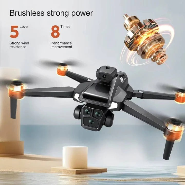 RC Drone with Triple Camera for Aerial Photography