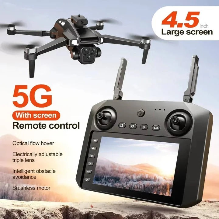 RC Drone with Triple Camera for Aerial Photography