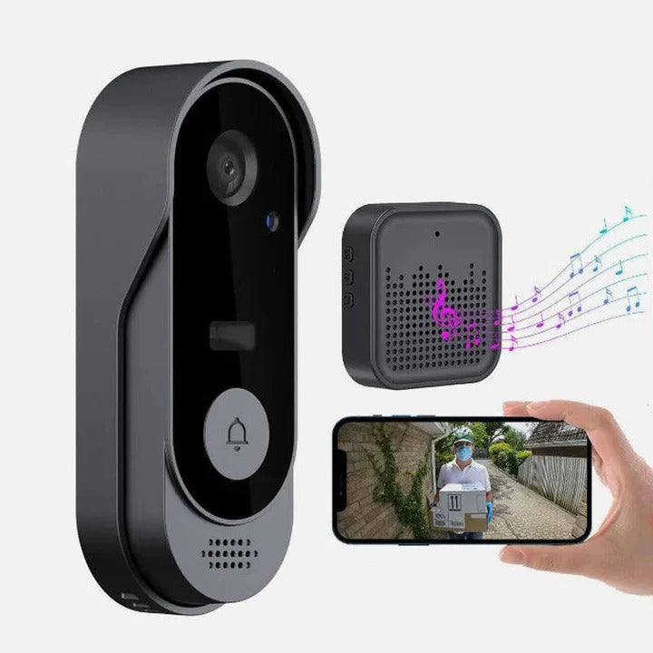 Wireless Doorbell Camera with Clear Video and Local Storage - Lenila