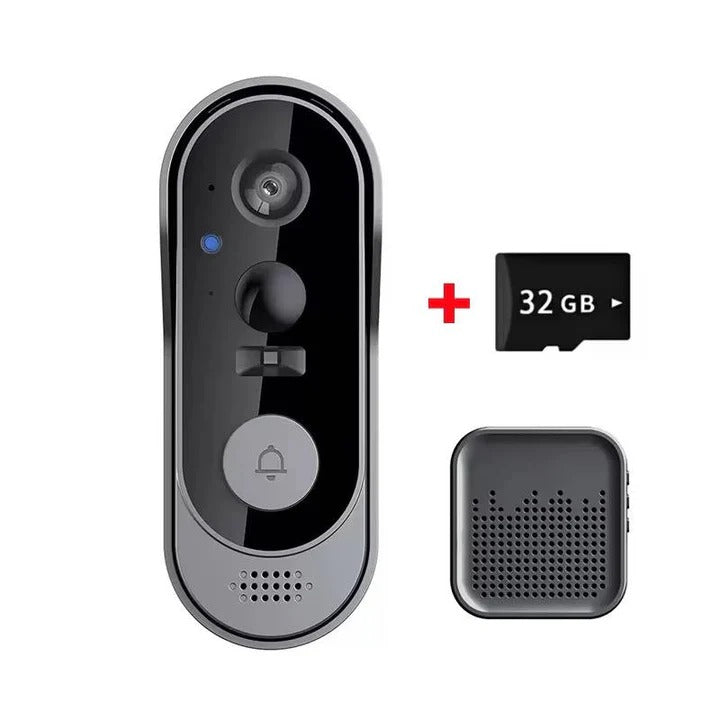 Wireless Doorbell Camera with Clear Video and Local Storage