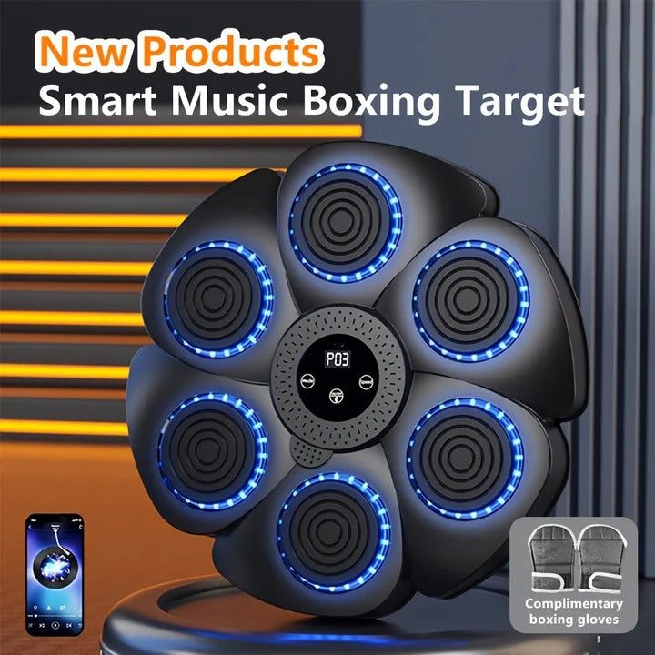 Boxing Training Machine Wall Target USB Rechargeable with Music