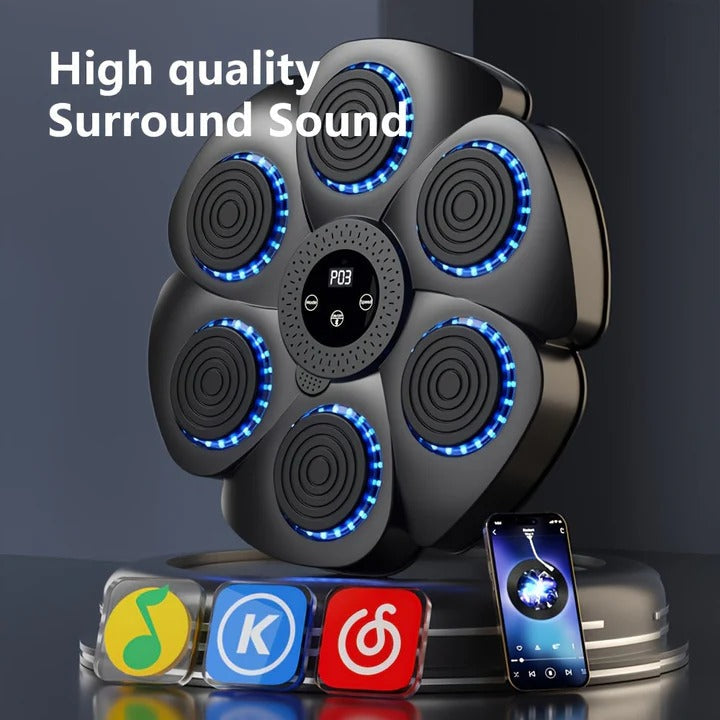 Boxing Training Machine Wall Target USB Rechargeable with Music