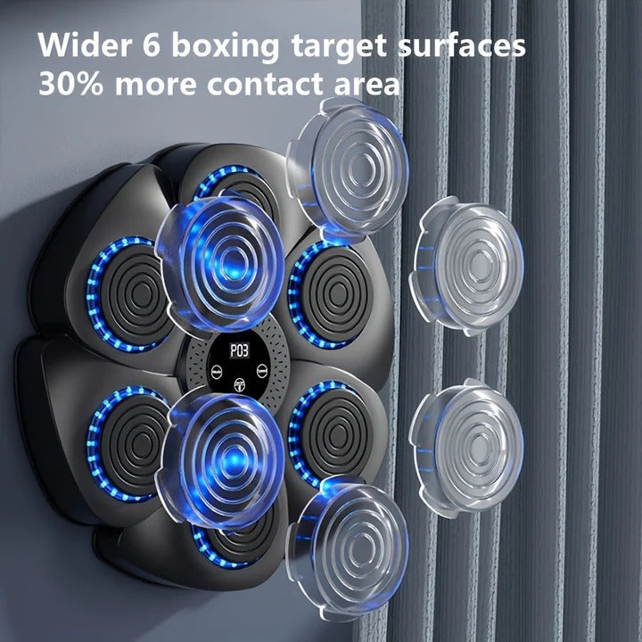 Boxing Training Machine Wall Target USB Rechargeable with Music