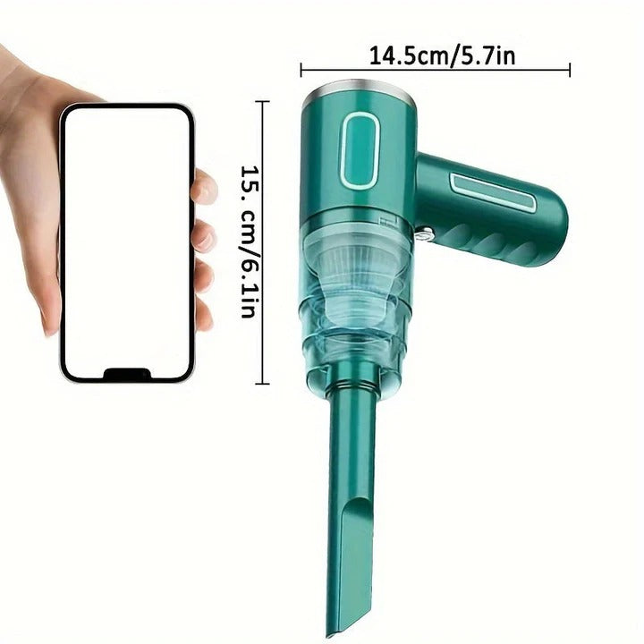 Portable Mini Vacuum Cleaner USB Rechargeable Compact Design