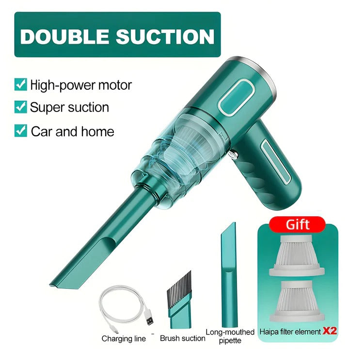 Portable Mini Vacuum Cleaner USB Rechargeable Compact Design