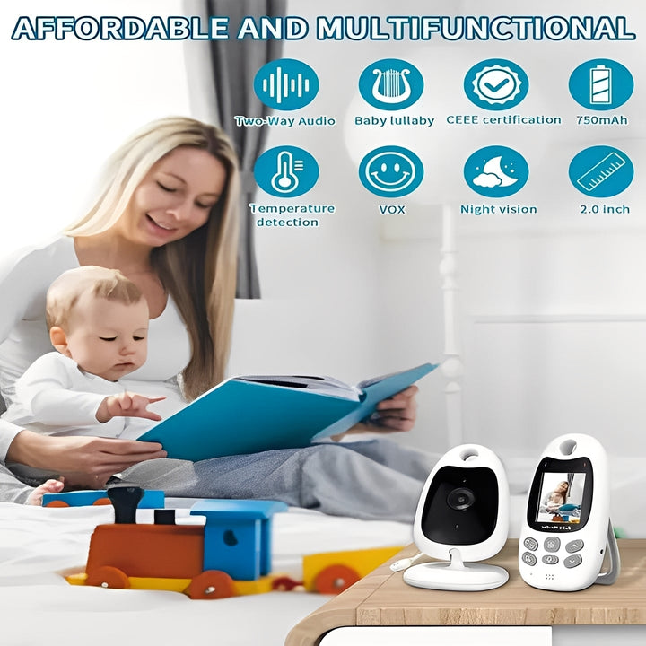 Wireless Baby Monitor Camera Night Vision Two-Way Audio