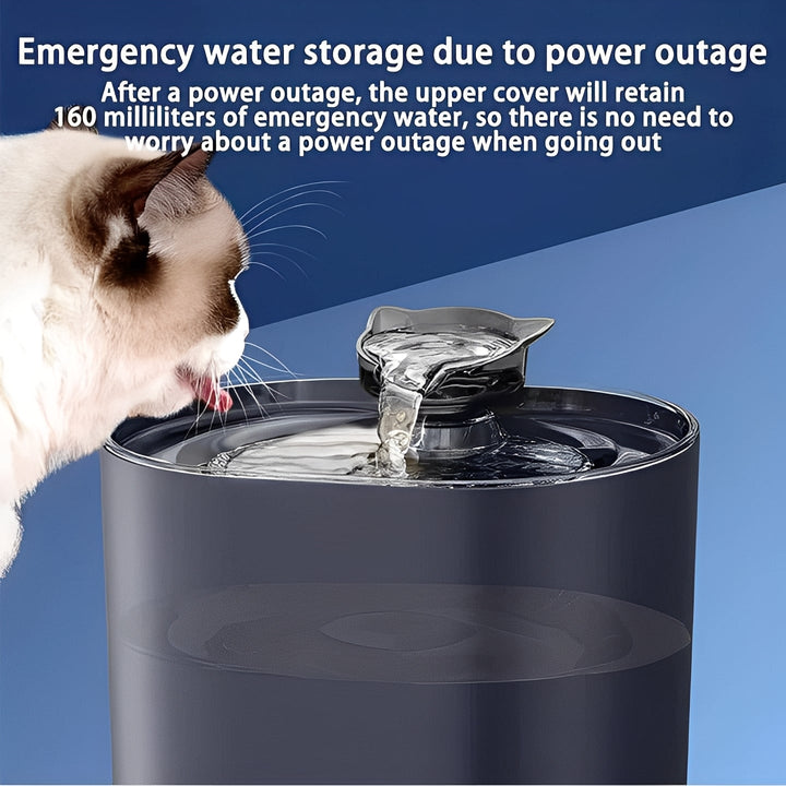 Pet Cat Drinking Fountain with Water Dispenser Automatic Flow