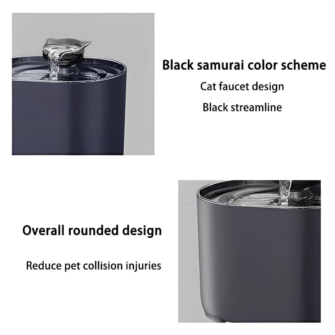 Pet Cat Drinking Fountain with Water Dispenser Automatic Flow