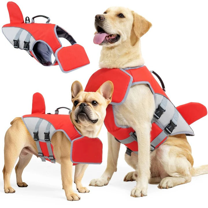 Dog Life Jacket and Flotation Vest Adjustable Fit