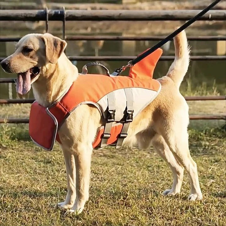 Dog Life Jacket and Flotation Vest Adjustable Fit