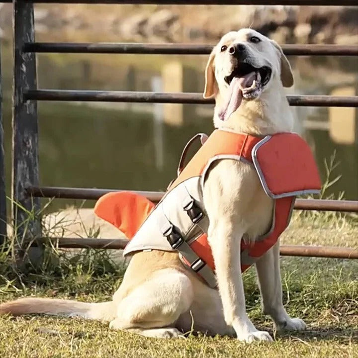 Dog Life Jacket and Flotation Vest Adjustable Fit