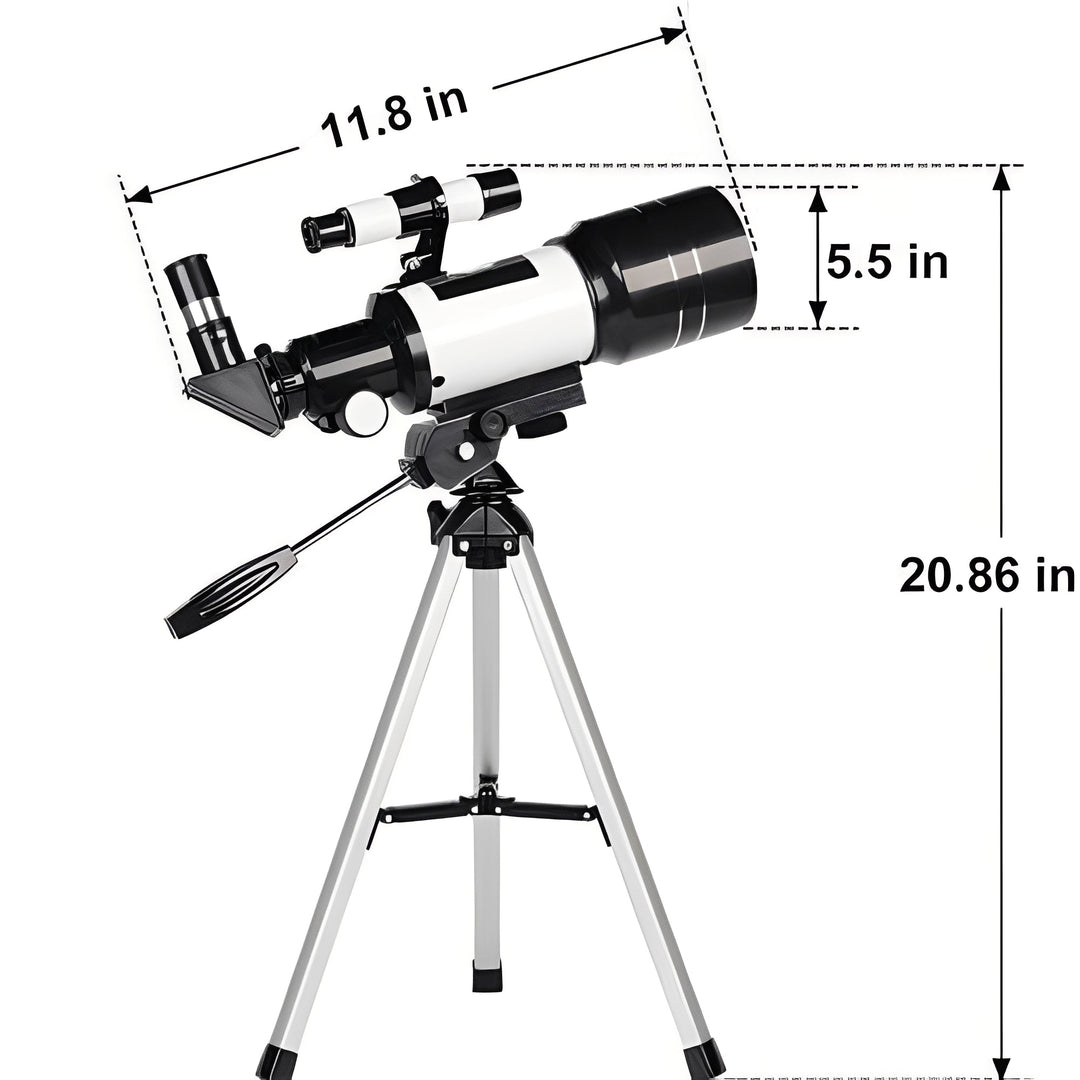 Telescope with Multiple Eyepieces and Table Tripod Stand