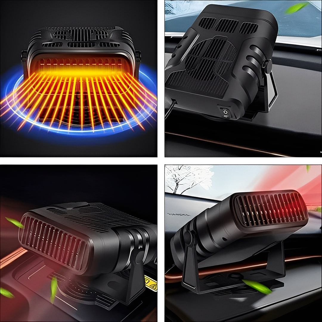 Portable Car Heater and Fan 12V Compact Vehicle Use