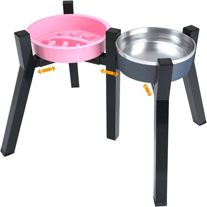 Pet Raised Dog Bowl Stand Elevated Feeding Station