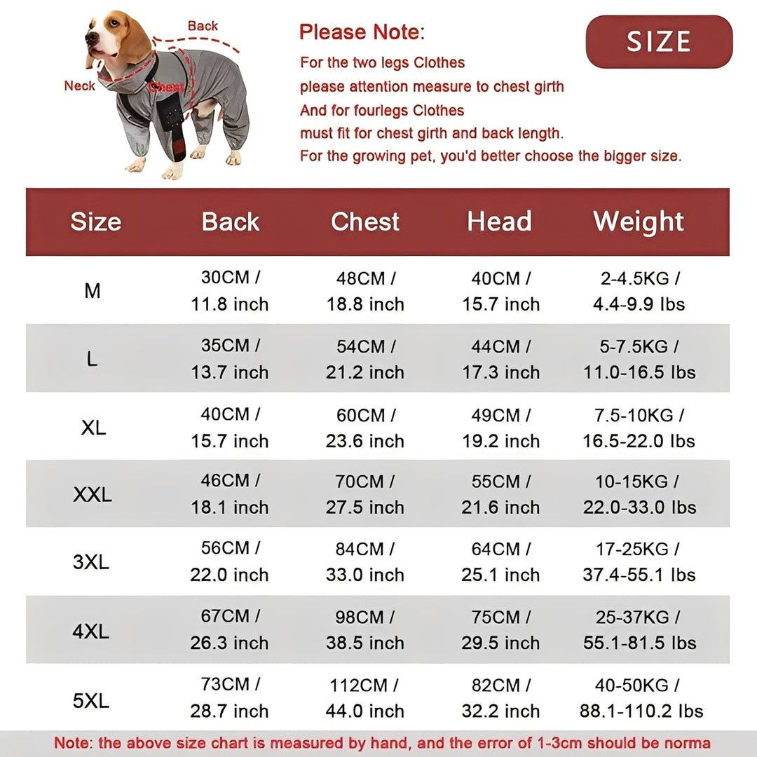Dog Waterproof Raincoat Outerwear Weather Resistant
