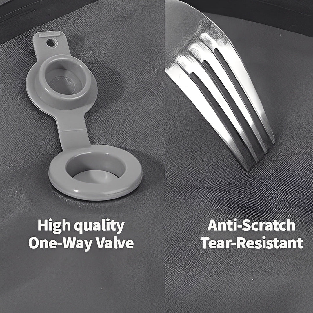 Travel Vacuum Pump with Space-Saving Compression Bags