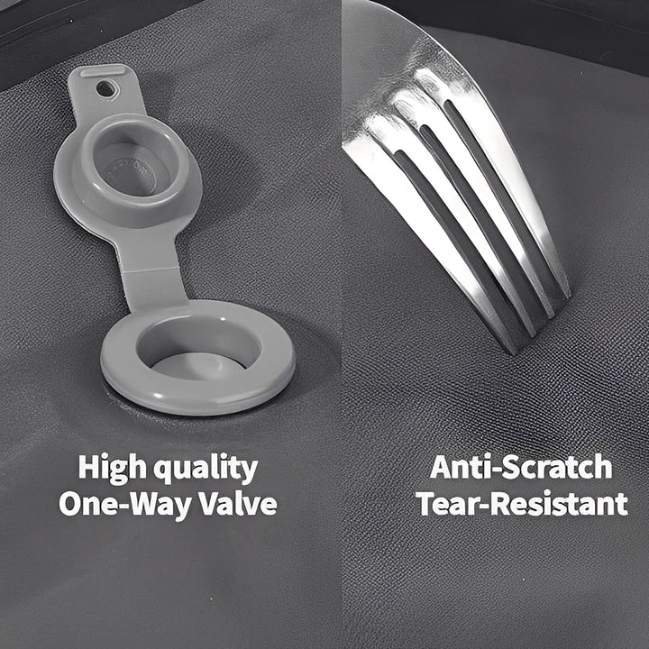 Travel Vacuum Pump with Space-Saving Compression Bags