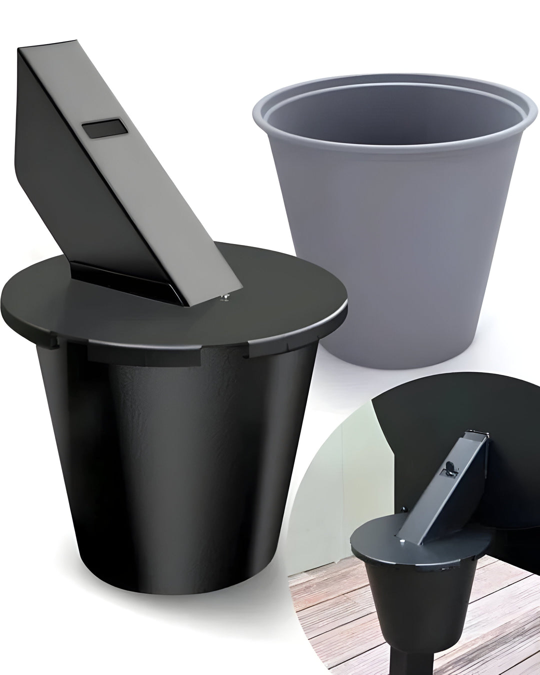 Universal Grill Grease Collector Basket Durable Steel