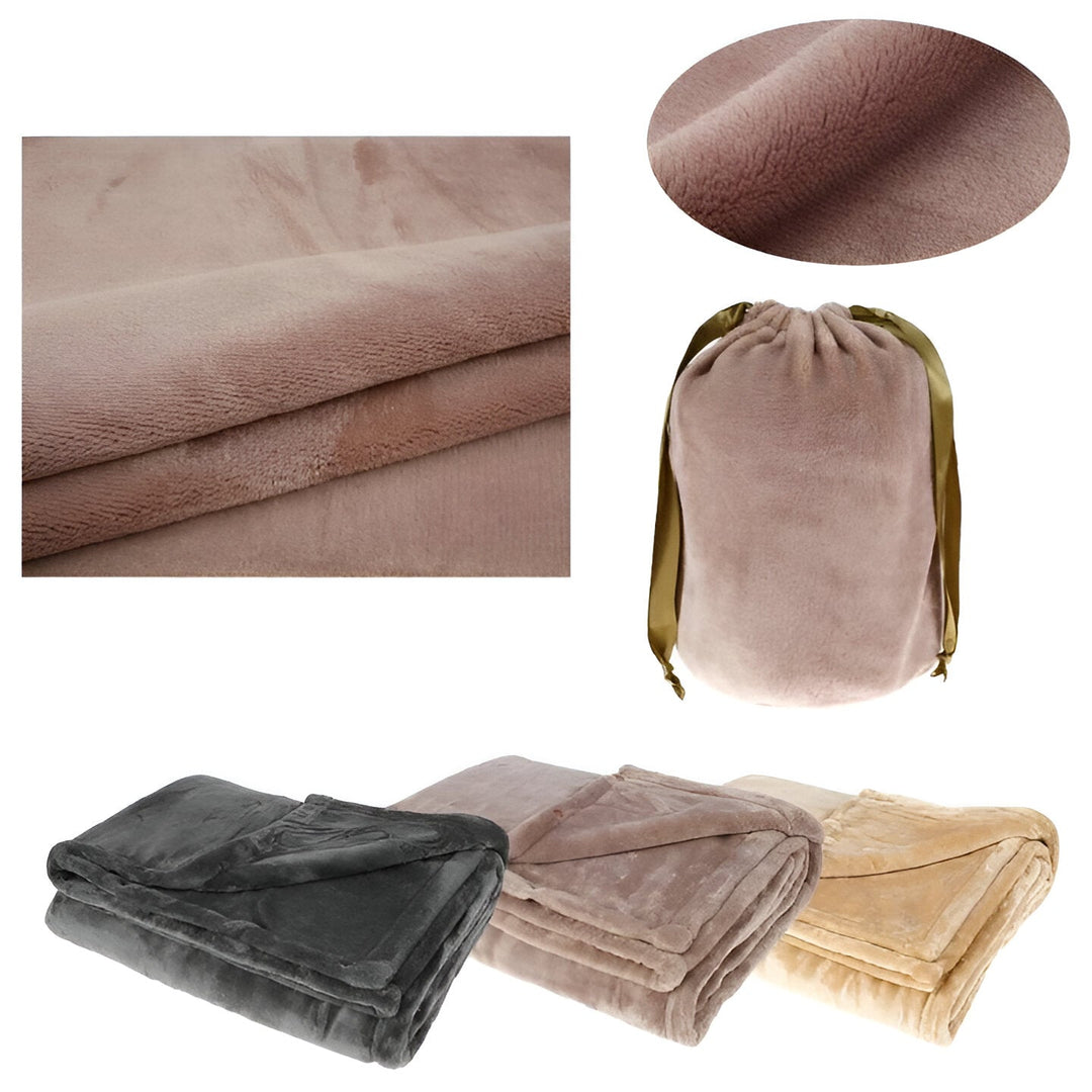 Electric Heated Throw Blanket Cordless Portable Design