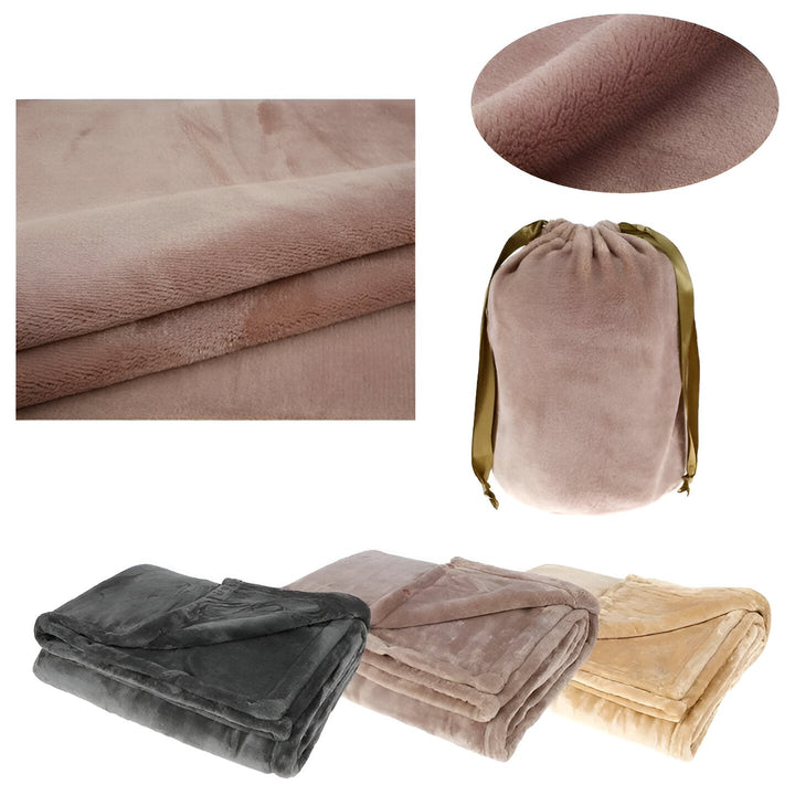 Electric Heated Throw Blanket Cordless Portable Design