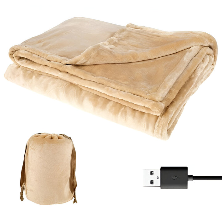 Electric Heated Throw Blanket Cordless Portable Design - Lenila